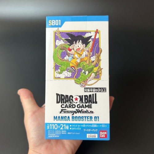 Dragon Ball SCG Fusion World MANGA BOOSTER 01 BOX SB01 Bandai Japan Sealed New - Picture 17 of 17