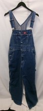 Dickies MENS WASHED DENIM OVERALL, STONEWASHED INDIGO BLUE, 30 30 - GENTLY USED