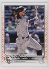 2022 Topps Series 1 Orange Star /99 Brendan Rodgers #232 b4d