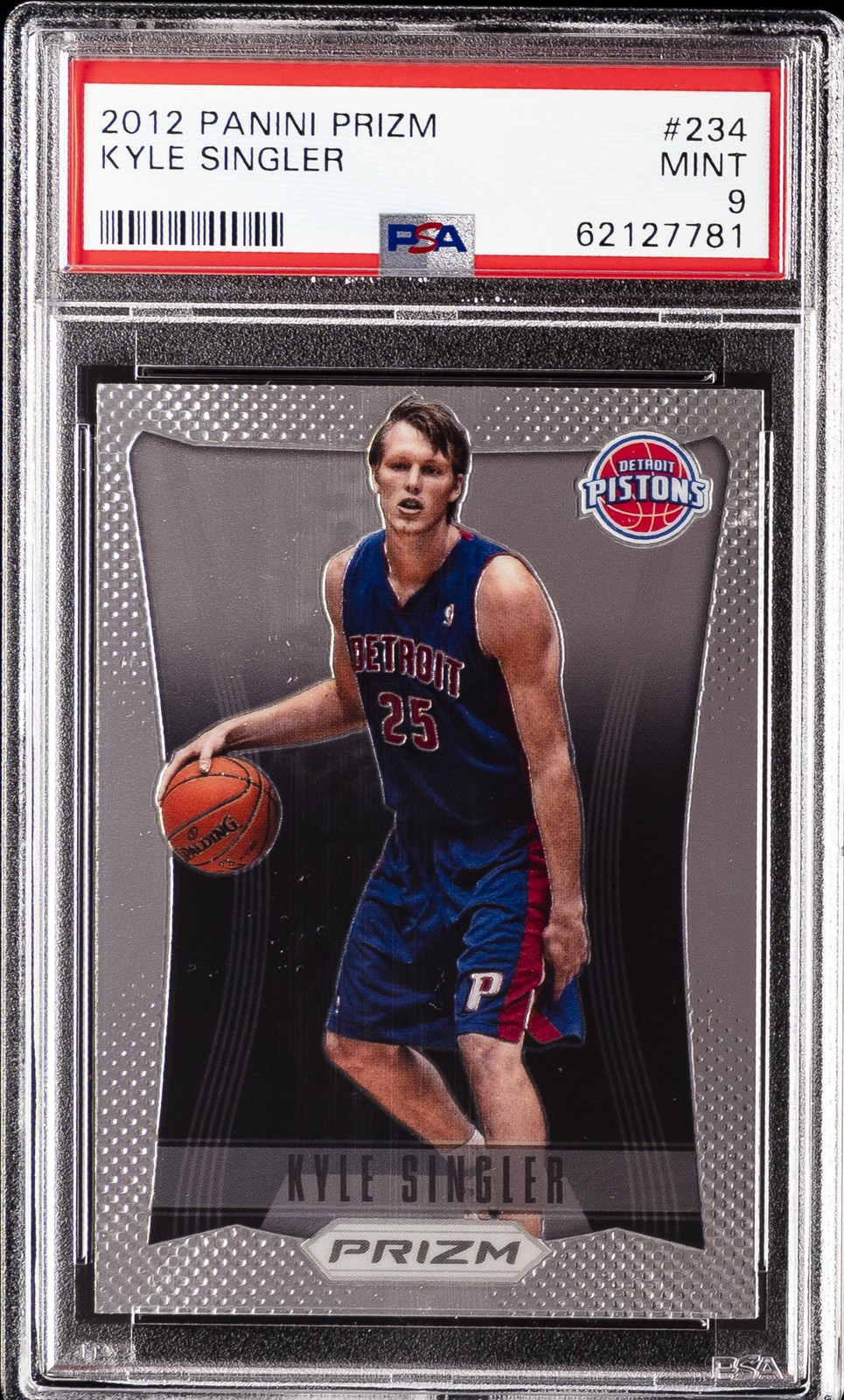 2012 PANINI PRIZM #234 KYLE SINGLER PSA 9