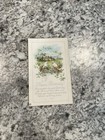 Vintage Embossed Bday Postcard Series 370A Birds Fence Pastoral Unposted WWI Era — photo 1