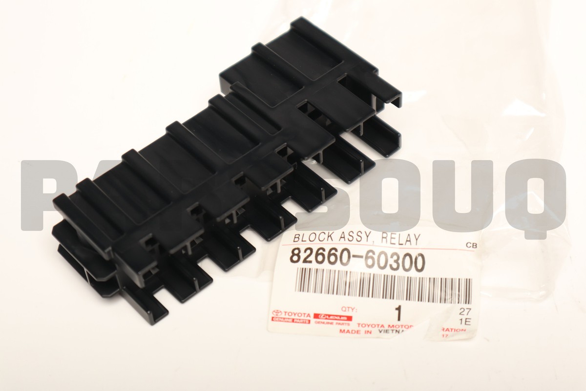 MAN様のオーダー 8266060300 Genuine Toyota BLOCK ASSY RELAY 82660-60300 | eBay