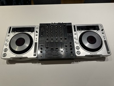 Pioneer DJ Bundle   2x CDJ-800MK2 + DJM-800 Mixer   As-Is / Untested