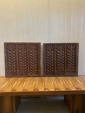 MID CENTURY MODERN EVELYN ACKERMAN PANELCARVE ERA INDUSTRIES WALL CARVINGS