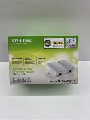 TP-Link TL-PA4010KIT AV500 Nano Powerline Adapter Starter Kit