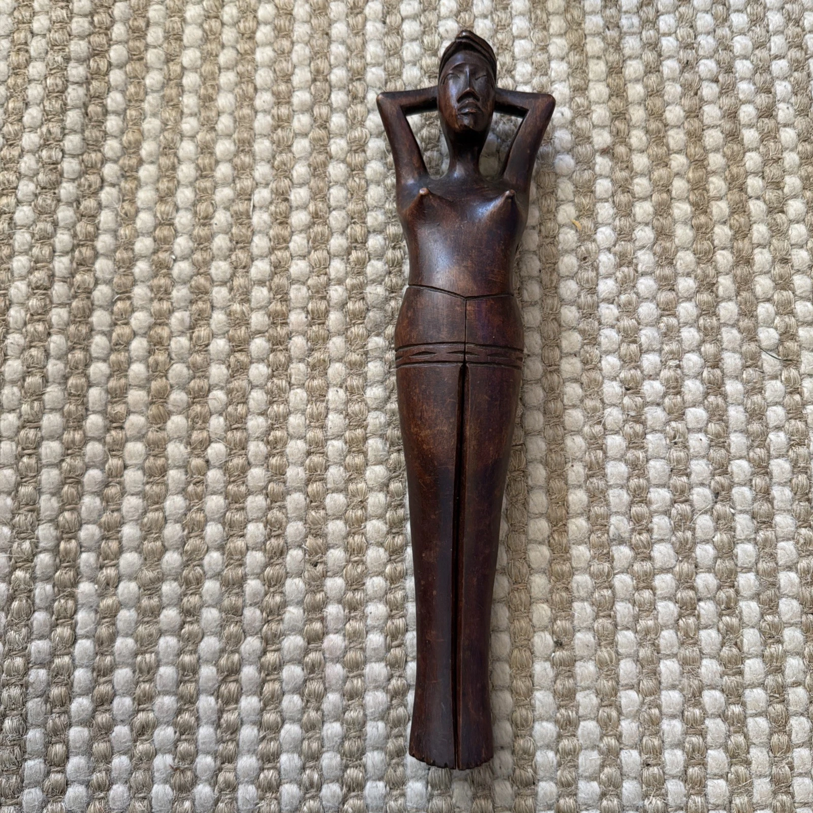 Vintage Wooden hand Carved Nude Woman Nutcracker Christmas ?
Opens in a new window or tab