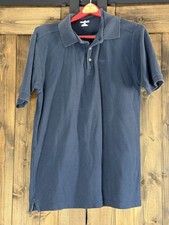 Carhartt Shirt Mens Medium Blue Pocket Polo Workwear Cotton Short Sleeve Durable