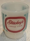 Stuckey’s Coffee Club Vintage Coffee Mug Fire King Milk Glass Anchor Hocking