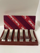 Letang & Remy Paris 6 Porte Couteaux Inox Stainless Steel Knife Holders French