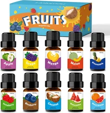 Fruity Fragrance Oil Candle & Soap Making, Summer Aromatherapy Diffuser Oils Set