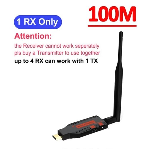 Extensor HDMI Inalámbrico 1080P 150m 1TX a 4RX Divisor Transmisor de Video Receptor - Imagen 22 de 26