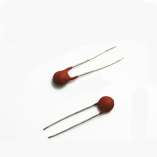 Ceramic Disc Capacitors 50V 1,3,5,10,15,22,33,39,47,56,68,75,82,100,150,180 pF - Picture 3 of 4