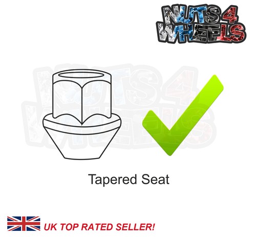 20 x Black Tuner Wheel Nuts M12x1.5 Fits Lexus GS 460 GS450 IS200 IS220 IS250 - Picture 4 of 4