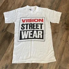 vintage vision street wear T Shirt Mens Medium