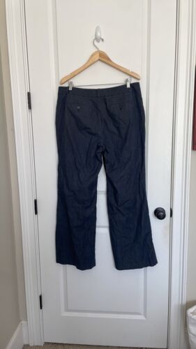 Ann Taylor Loft Women’s Wide Leg Denim Trouser Pants Blue 14 - 第 4/7 張圖片
