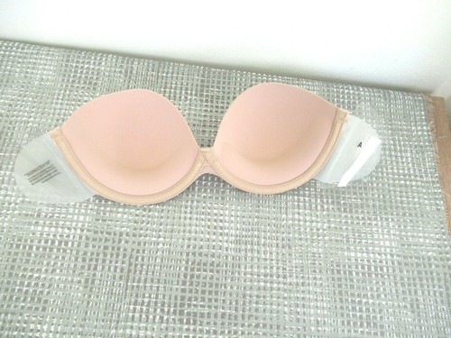 New Fashion Forms, Women’s Go Bare Backless Nude Strapless Bra, Size A - Picture 3 of 8