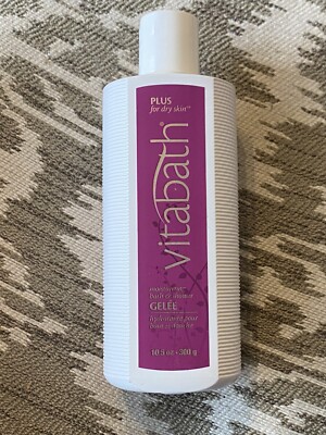 Vitabath Plus for Dry Skin Bath Shower Body Gelee Wash Soap 10.5 oz 300g New