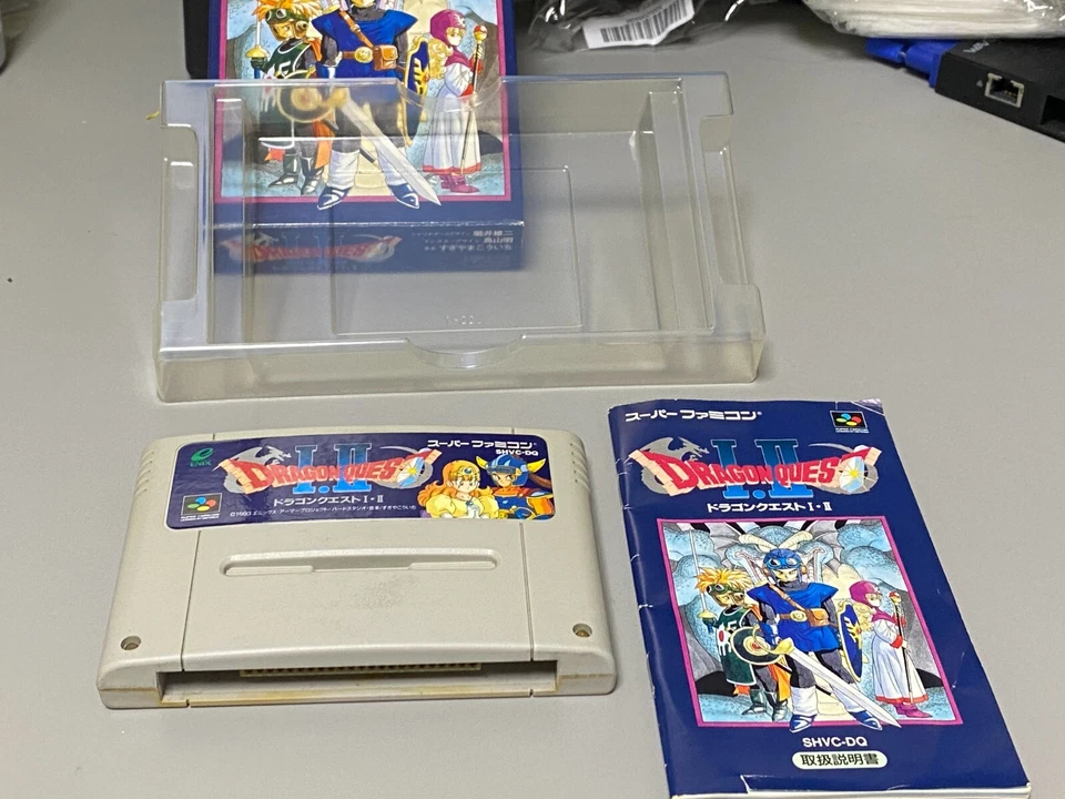 Nintendo Super famicom SNES Game Soft DRAGON QUEST 1 2 5 6 I II III V Japan ENIX - Image 3 of 4