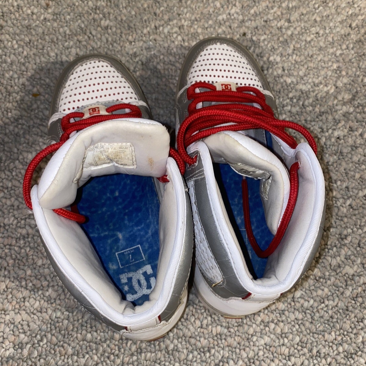 DC Shoes Rob Dyrdek RD1 Men's Mid Lux Shoes Size 7 302531 Red