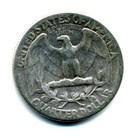 1957 P Washington Quarter 90% SILVER AMERICAN US 25 Cent U.S OLD Nice Coin #7545 — photo 2