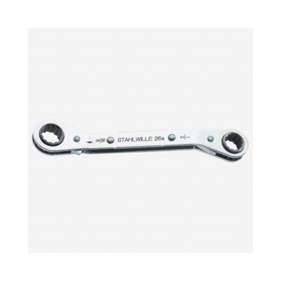Stahlwille 41553234 26a Ratchet ring Spanner, 1/2'' x 9/16''