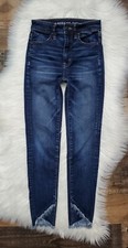 Women  s American Eagle Super Hi-Rise Jegging Crop Size 00 Regular