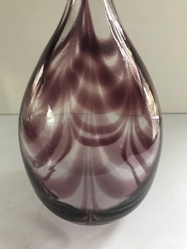 Richard Harkness Art Glass Hand Blown Vase 6” Tall, Scarce - Bild 7 von 10