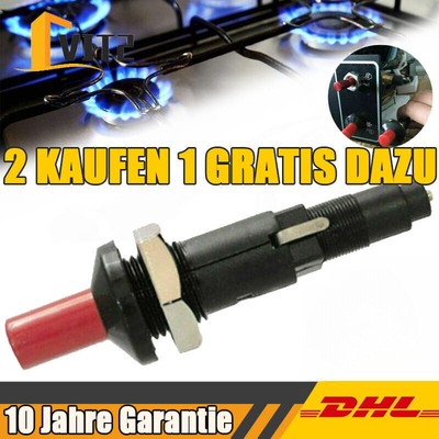 Piezo Zünder Gasgrill Ignition BBQ Grill Push Button Anzünder für Kaminofengas