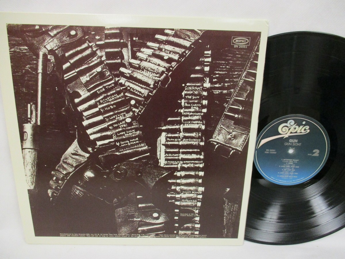 The Gun Gun Sight Gunsight 1970 90's RE Record Hard Rock