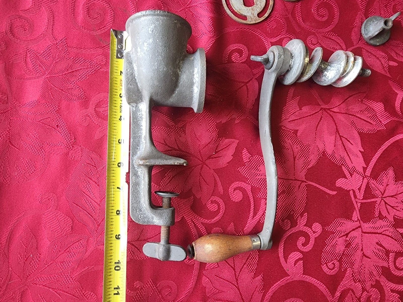 Climax No. 51 Hand Crank Food Meat Sausage Grinder Chopper Old Cafe 3