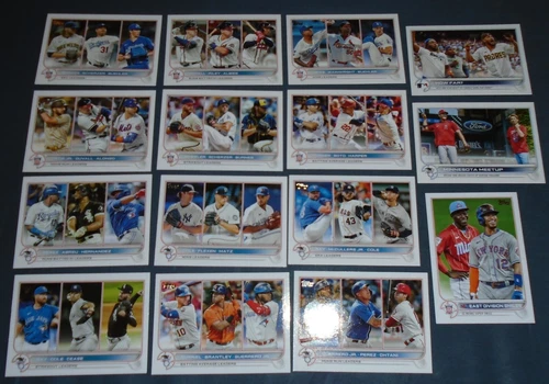 2022 Topps factory set League Leaders set 15 cards -Tatis -Scherzer -VLAD