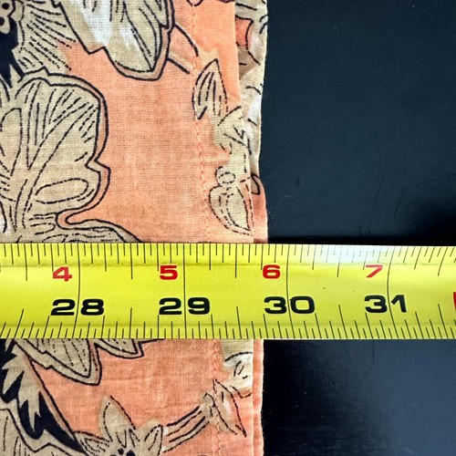 Dolma Tunic Dress Women's Medium Pink Floral Side Slit Long Sleeve Split V-Neck - Picture 10 of 10