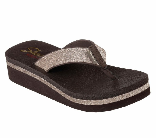 skechers toe post wedges