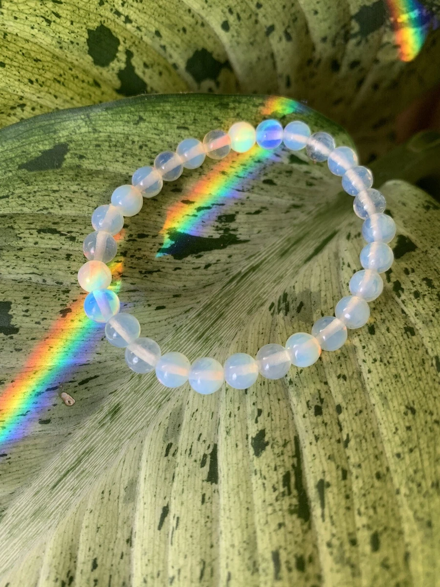 CANCER Opalite, Fluorite, Rose Quartz Beaded Bracelet || Reiki Infused -  Angelic Roots