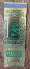 RIPON, FAIRWATER & BRANDON, WISCONSIN: RIPON STATE BANK MATCHBOOK MATCHCOVER -E