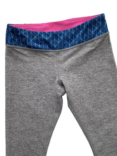 IVIVVA by LULULEMON CROP PANT PANTS CROPS SIZE 12 Gray - Picture 2 of 4