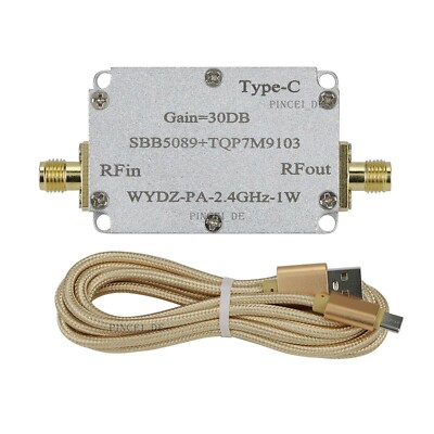 SBB5089+TQP7M9103 Microwave RF Power Amplifier Module 2.4GHz WYDZ-PA-2.4GHz-1W