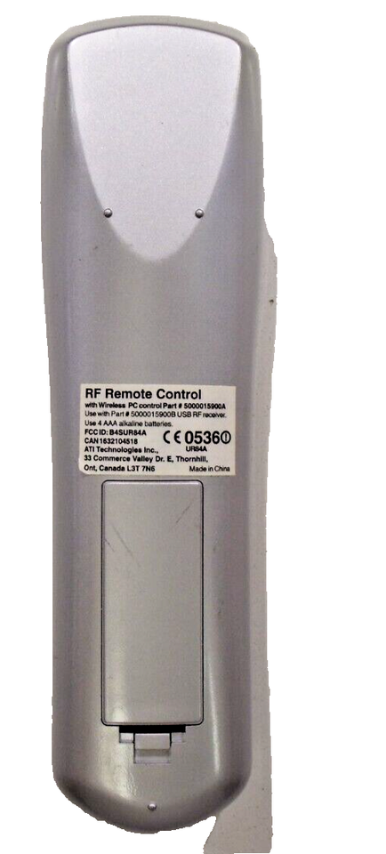 Other | Ati Remote Wonder Rf Pc Multimedia Controller With Receiver As Is 673a72f0b142f3d5d256eed9