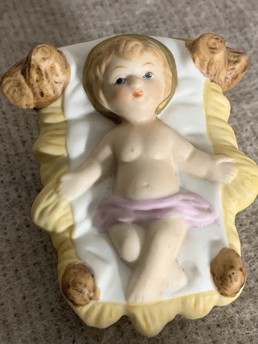 HOMCO Nativity Christmas Home Interiors Baby Jesus Replacement Figurine # 5216 - 第 1/12 張圖片