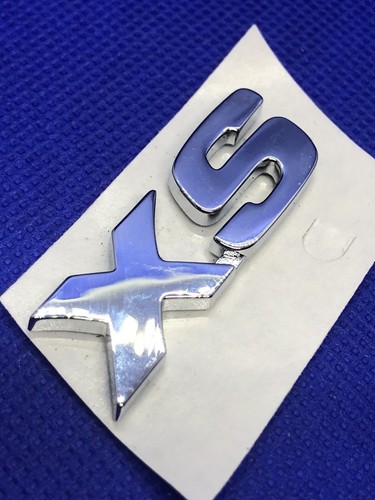 Logo Badge emblème PEUGEOT XS 206 Authentique Original Chrome OEM GTi XSI S16 - Imagen 19 de 24