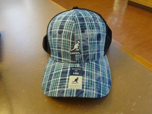 kangol plaid baseball cap