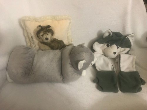 GELBER STEINWOLF PLÜSCH UND WEICHER HOODIE MENGENVERKAUF - BRANDNEU