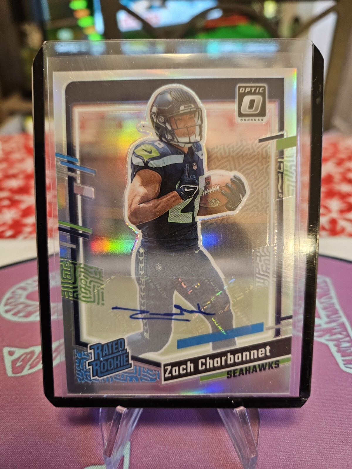 2023 Donruss Zach Charbonnet Optic Preview Auto