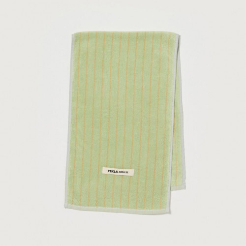 AURALEE × TEKLA Collaboration ONSEN TOWEL Light Moss Stripes AURALEE × TEKLA Collaboration ONSEN TOWEL Light Moss Stripes