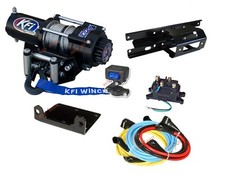Polaris 500 Sportsman 2005-2010 Winch and Mount Plate Kit 2000 lbs KFI ATV
