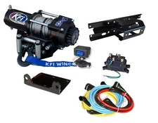 Polaris 500 Sportsman 2005-2010 Winch and Mount Plate Kit 2000 lbs KFI ATV