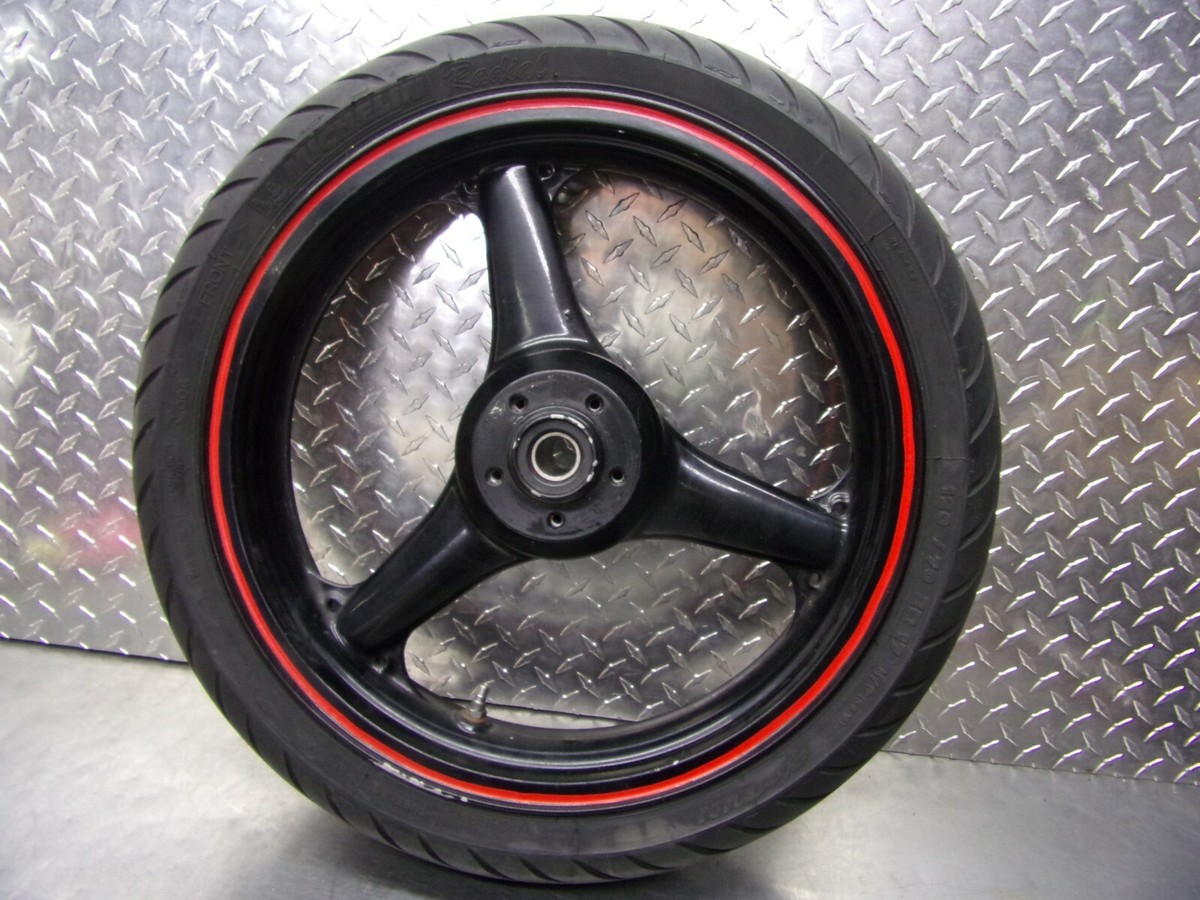 【在庫あり/即出荷可】 2006 J 600 ZX NINJA KAWASAKI H 363 OEM WHEEL FRONT その他