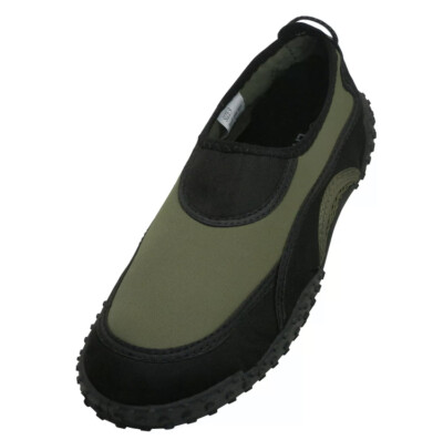 New Men's Water Sports Beach Barefoot Rubber Quick Dry Aqua Sock Slip On Shoes