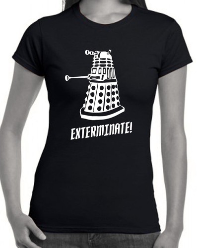 Dr Who T shirt Darlec exterminate retro T Shirts Tee Doctor Who LONG SLEEVE - Picture 10 of 36