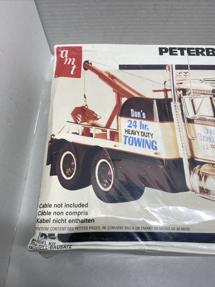 AMT Ertl 1/25 Scale Peterbilt Wrecker Model Truck Kit 8126 FACTORY ...